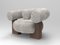 Cassette Armchair in Outdoor Tarim Grey Fabric and Smoked Oak by Alter Ego for Collector 2