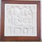 Vintage Carved Stone Wall Plaque in Frame 4