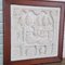 Vintage Carved Stone Wall Plaque in Frame 3