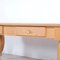Schreibtisch oder Esstisch aus Holz, 1980er 12