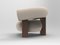 Cassette Armchair in Outdoor Tricot Linen Fabric and Smoked Oak by Alter Ego for Collector 3