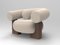 Cassette Armchair in Outdoor Tricot Linen Fabric and Smoked Oak by Alter Ego for Collector 2