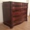 Luigi Filippo Chest of Drawer in Mahogany with Marble Shelf, 1800s, Image 24