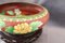 Cloisonne Bowl on Wooden Stand, 1980s, Set of 2 2