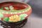 Cloisonne Bowl on Wooden Stand, 1980s, Set of 2, Image 2