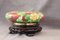 Cloisonne Bowl on Wooden Stand, 1980s, Set of 2 6