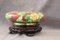 Cloisonne Bowl on Wooden Stand, 1980s, Set of 2, Image 6