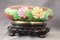 Cloisonne Bowl on Wooden Stand, 1980s, Set of 2 10