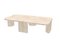 Modern European Caravel Low Coffee Table in Travertine by Collector 1