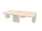 Modern European Caravel Low Coffee Table in Travertine by Collector, Image 1