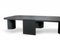Modern European Caravel Low Coffee Table in Black Oak by Collector 3
