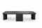 Modern European Caravel Low Coffee Table in Black Oak by Collector 1