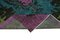 Handmade Purple Over Dyed Wool Rug, Image 6