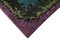 Handmade Purple Over Dyed Wool Rug, Image 4