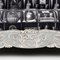 Italian Charles X Style Sofa with Fornasetti Linen Fabric, 1940s, Image 2