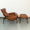 Orbit Lounge Chair and Stool by Ingmar Relling for Westnofa, 1960s, Set of 2, Image 2