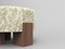 Cassette Pouf in Outside Talea Green Fabric and Smoked Oak by Alter Ego for Collector 2