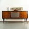 Italienisches Art Deco Sideboard mit Bar und Spiegel, 1930er 1