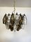 Chandelier in Clear and Smoked Glasses by Carlo Scarpa, 1990 3