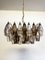 Chandelier in Clear and Smoked Glasses by Carlo Scarpa, 1990 2