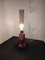 Vintage Red Table Lamp from Mazzega, 1960s 4