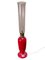 Rote Vintage Tischlampe von Mazzega, 1960er 3