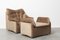 Mid-Century Sofa & Hocker von Straub, 1970er, 2er Set 3