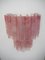 Apliques de pared vintage de tubo de cristal de Murano, 1990. Juego de 2, Imagen 6