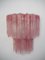 Apliques de pared vintage de tubo de cristal de Murano, 1990. Juego de 2, Imagen 4