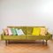 Mid-Century Extendable Sofa in Green, 1950s 2