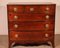 Regency Bowfront Chest of Drawers in Mahogany, 1800s 1