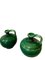 Jarras españolas de cerámica verde, España, años 70. Juego de 4, Imagen 4