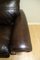 Three-Seater Brown Leather Sofa by Duresta Garrick, Image 9