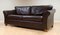 Abbey Zwei-Sitzer Sofa aus Braunem Leder von Marks & Spencer 2