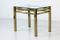 Vintage Brass and Glass Side Table, 1970s 4