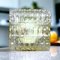 Large Mid-Century Square Clear Bubble Glass Flush Mount Lamp, 1970s 7