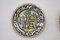 Decorative Majolica Wall Plates, Late 19th Century, Set of 2, Image 7