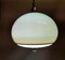 Dutch Mid-Century Modern Mushroom-Colored Acrylic Retractable Hanging Lamp attributed to Dijkstra, 1970s 6