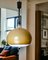 Dutch Mid-Century Modern Mushroom-Colored Acrylic Retractable Hanging Lamp attributed to Dijkstra, 1970s 2