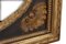 Specchio da parete vintage rotondo in ebano e foglia oro, Italia, Immagine 3