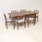 Dining Table and Chairs attributed to Robert Heritage for Archie Shine, 1960s, Set of 7 1