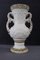 Hand-Painted Porcelain Biscuit Vase by Capodimonte, 1990s 5