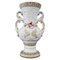 Hand-Painted Porcelain Biscuit Vase by Capodimonte, 1990s 1