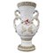 Hand-Painted Porcelain Biscuit Vase by Capodimonte, 1990s, Image 1