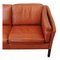 Dänisches Vintage 3-Sitzer Sofa aus Büffelleder von Mobelfabrik 4