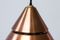 Mid-Century Swedish Copper Pendant Lamp by Uno & Östen Kristiansson for Luxus, 1960s 7