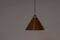 Mid-Century Swedish Copper Pendant Lamp by Uno & Östen Kristiansson for Luxus, 1960s 8