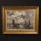 Emile Lammers, Paesaggio marino con barche, 1960, Olio su tela, con cornice, Immagine 1