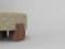 Cassette Pouf in Kvadrat Zero 0002 Fabric and Smoked Oak by Alter Ego for Collector 2