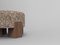 Cassette Pouf in Kvadrat Zero 0009 Fabric and Smoked Oak by Alter Ego for Collector 2